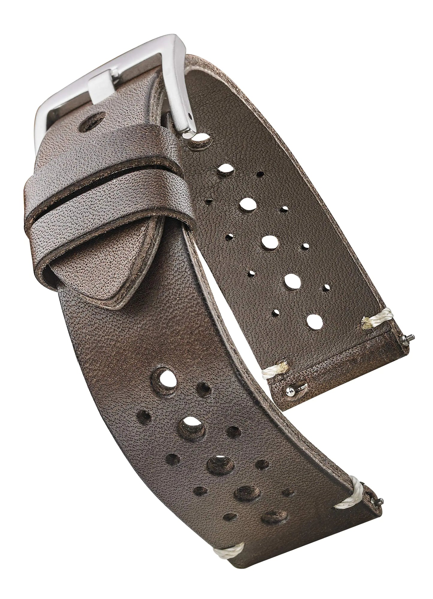 Oroscent™ ALPINE Genuine Vintage Leather 24mm Watch Band - oroscent