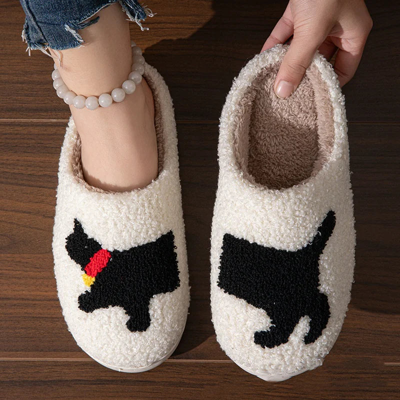 Double Fight Cartoon Cotton Slippers - oroscent
