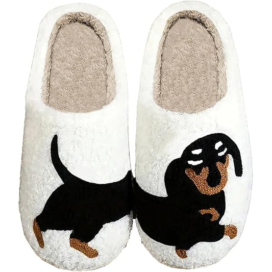 Double Fight Cartoon Cotton Slippers