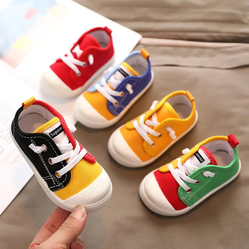 Oroscent™ Children's Canvas Shoes - Baby Cloth Indoor Footwear - oroscent