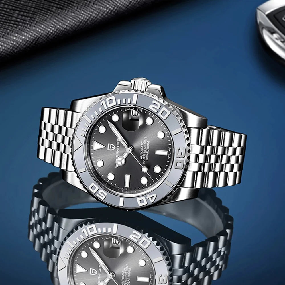 Oroscent™ Fashion Men Mechanical Watch Luminous Rotatable - oroscent